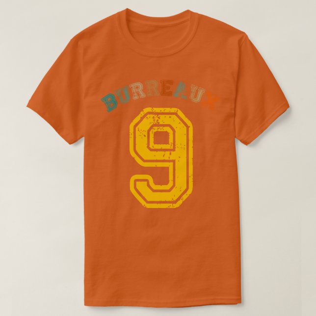 Funny Joe Burreaux 9 Fläkt Gear Camiseta De Futbol T Shirt (Design framsida)