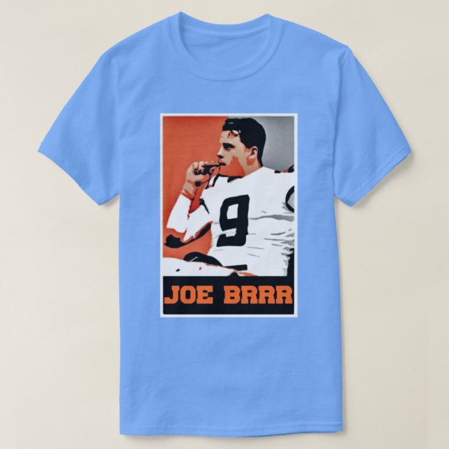 Funny Joe Burrow Smoking T Shirt (Design framsida)
