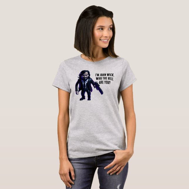 Funny John Wick Baba yaga T Shirt (Hel framsida)