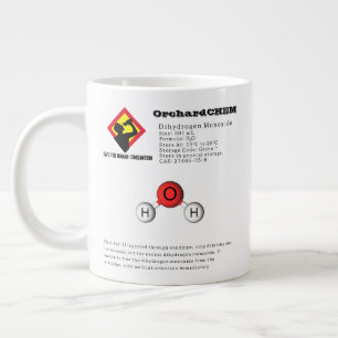 Funny Joke Divätemonoxid (H2O)-kemi Jumbo Mugg