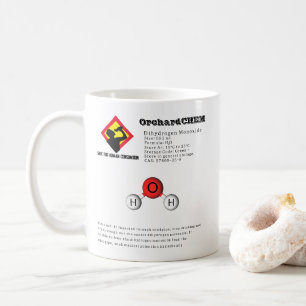 Funny Joke Divätemonoxid (H2O)-kemi Kaffemugg