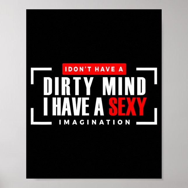 Funny Jokes Saying Men Women Novelty Apparel I Don Poster (Framsidan)