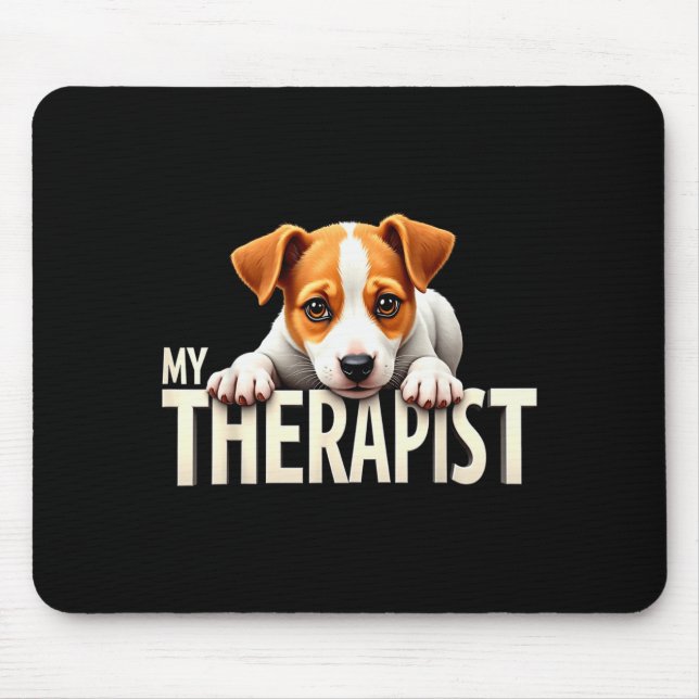 Funny Jrt Puppy My Therast Jack Russell Terrier Do Musmatta (Framsidan)