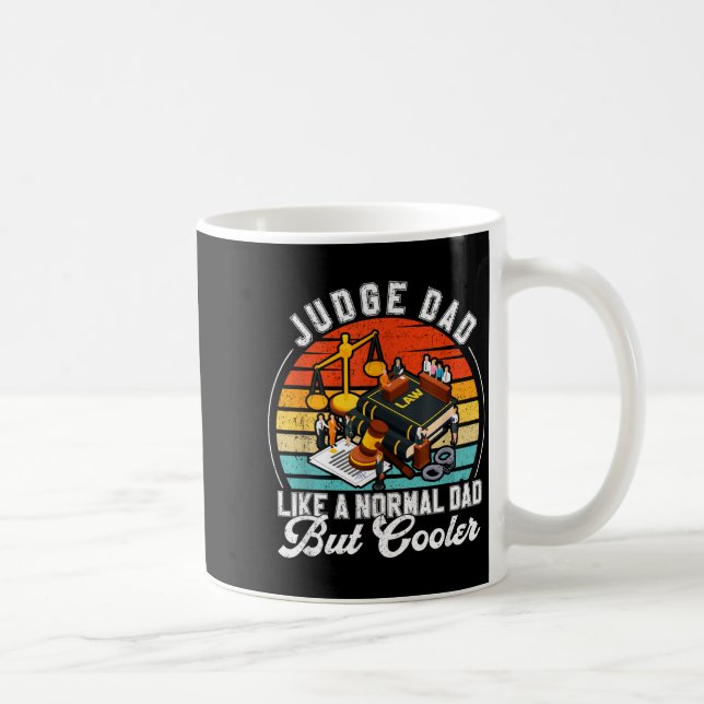 Funny Judge Gift Judge Dad Judge Top Judge Gift  Kaffemugg (Höger)
