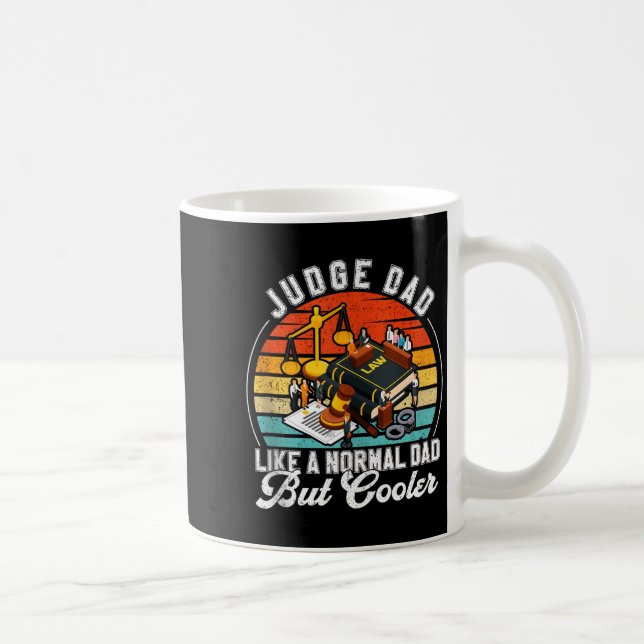 Funny Judge Gift Judge Dad Judge Top Judge Gift Ta Kaffemugg (Höger)