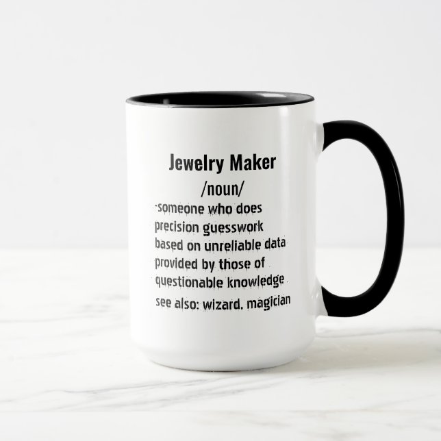 Funny judisk Maker-definition ger för manar kvinno Mugg (Höger)