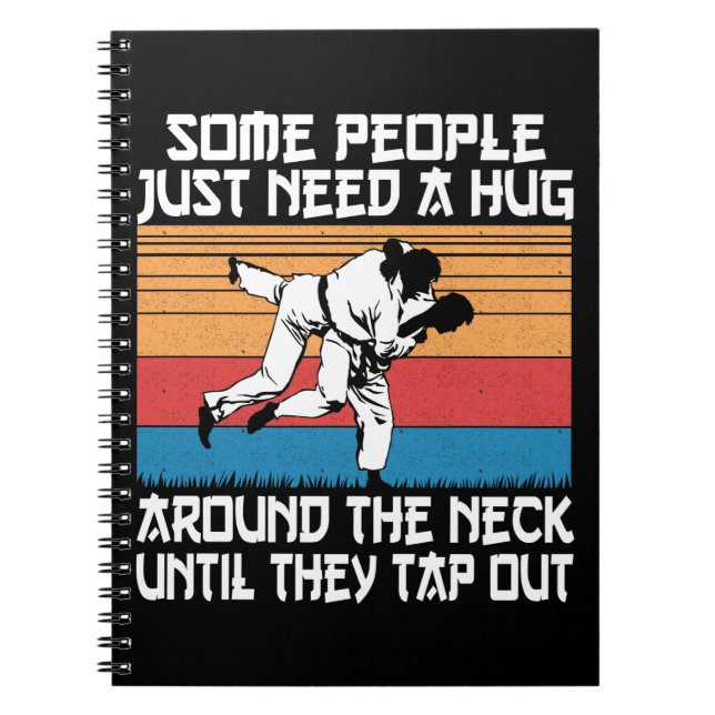 Funny Judo Jiu Jitsu Martial Arts Humor Anteckningsbok (Framsidan)