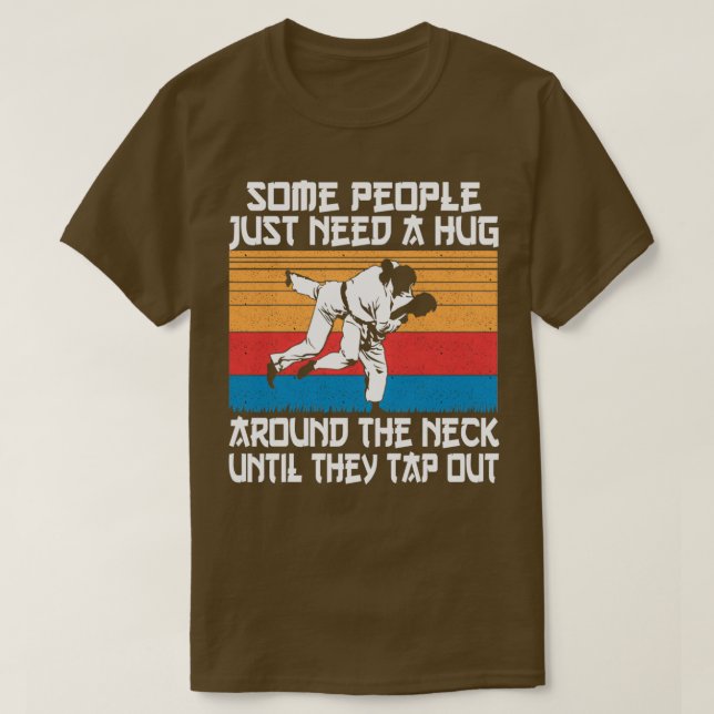 Funny Judo Jiu Jitsu Martial Arts Humor T Shirt (Design framsida)