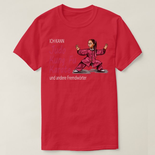 Funny Judo Kung fu d Martial Arts Gift 2 T Shirt (Design framsida)