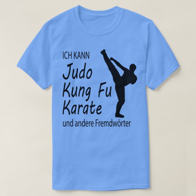 Funny Judo Kung fu d Martial Arts Gift 6 T Shirt (Design framsida)