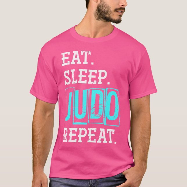 Funny Judoist Martial Arts Sparring Idrottsman Jud T Shirt (Framsida)
