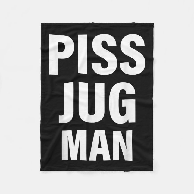 Funny Jug Man Apparel  Fleecefilt (Framsidan)