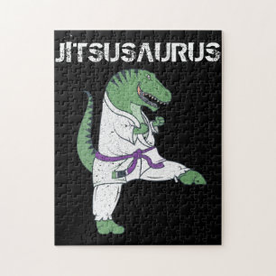 Funny Jujitsu, T-Rex Jiu Jitsu Black Bälte-present Pussel