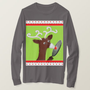 Funny jul Badminton T Shirt