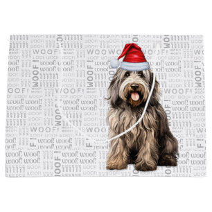 Funny jul Bergamasco Hund älskare