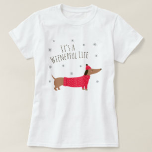 Funny jul Dachshund T Shirt