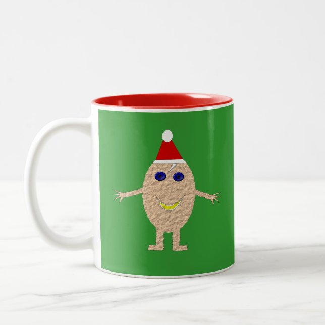 Funny jul Egg Mugg (Vänster)