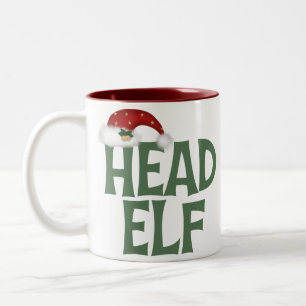 Funny jul Elf Mugg