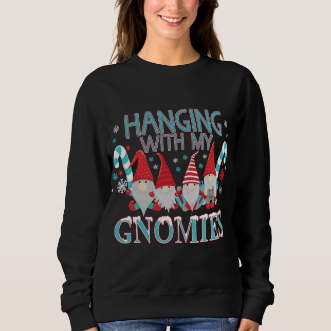 Funny jul Garden Gnome Gnomies T Shirt (Framsida)