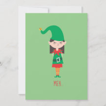 Funny jul Girl Elf