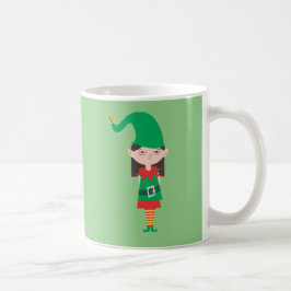 Funny jul Girl Elf Kaffemugg