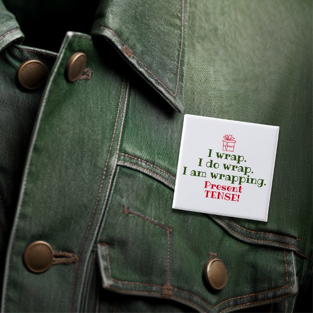 Funny jul Humor | Grammar Pun Knapp (Funny Christmas Humor | Grammar Pun Button)