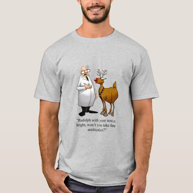 Funny jul Humor Tee Shirt (Framsida)