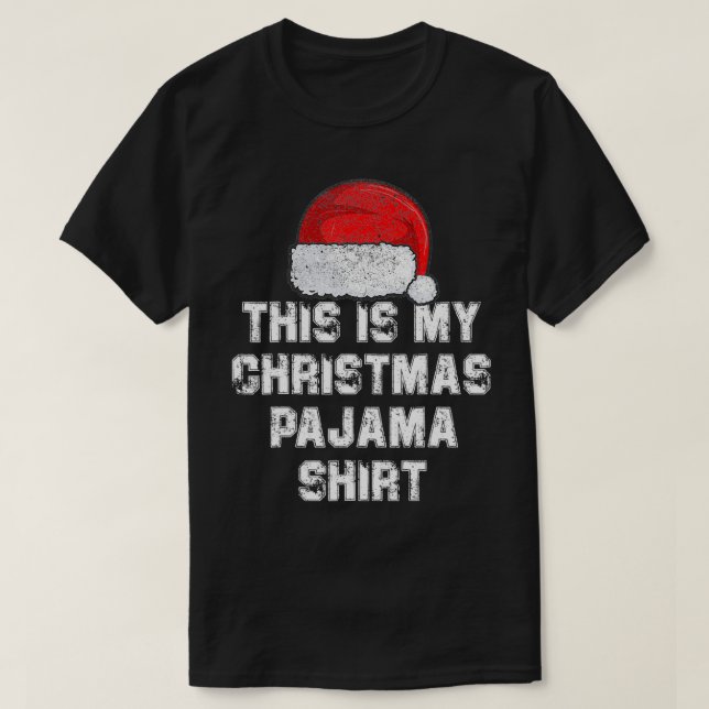 Funny jul Pajama Pj Tee Manar Women & Kid (Design framsida)