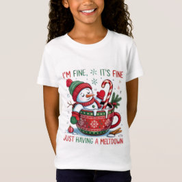 Funny jul Snögubbe T Shirt
