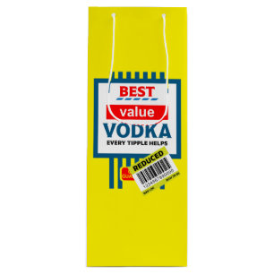 Funny jul Vodka-etikett