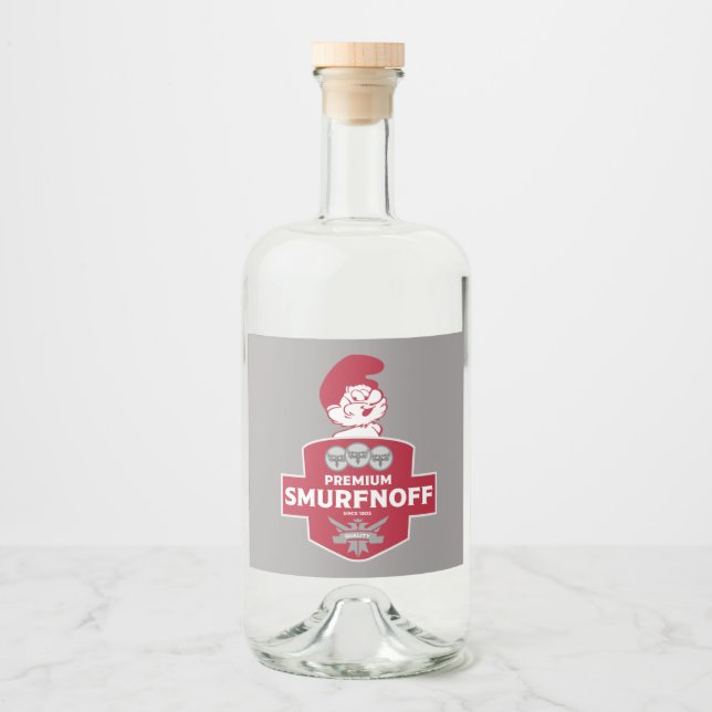 Funny jul Vodka-etikett Spritflaskor Etikett (Framsida)