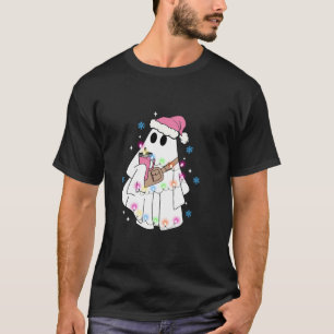 Funny Julafton Boo Jee Ghost jul Ljus Long Sle T Shirt