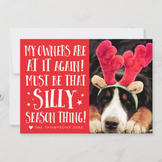 Funny Julafton Citat Pets jul Hälsning-platta kort