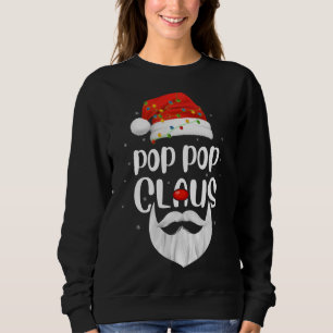 Funny Julafton Family Matching Pop Claus Santa Chr T Shirt