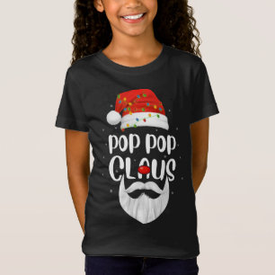 Funny Julafton Family Matching Pop Claus Santa Chr T Shirt