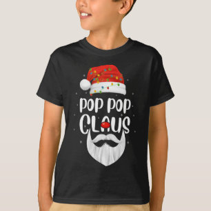Funny Julafton Family Matching Pop Claus Santa Chr T Shirt