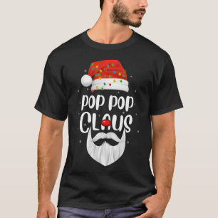 Funny Julafton Family Matching Pop Claus Santa Chr T Shirt