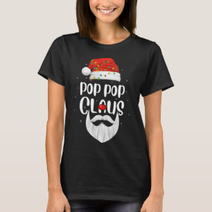 Funny Julafton Family Matching Pop Claus Santa Chr T Shirt