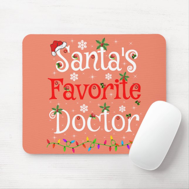 Funny Julafton Lighting Santa's Favorite Doktor Ju Musmatta (Med mus)