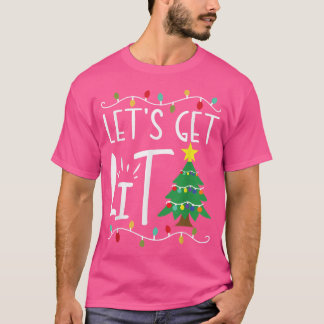Funny Julafton Ljus Låt oss Vuxnor för jultomten31 T Shirt