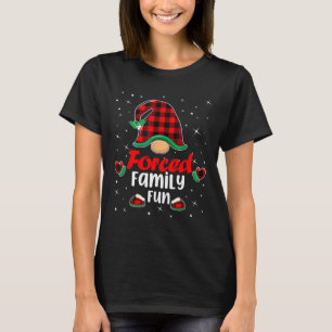 Funny Julafton Santa Hat Forced Family Roligt Anti T Shirt