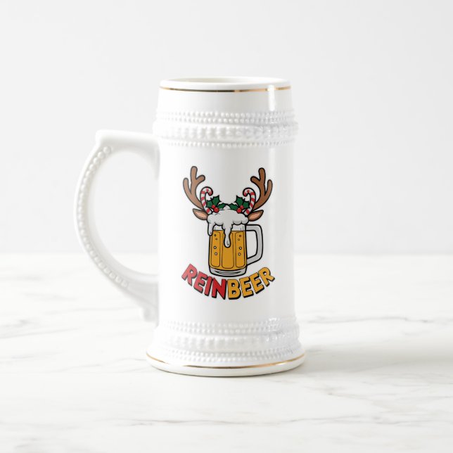 Funny julåterinbeer ord art sejdel (Vänster)