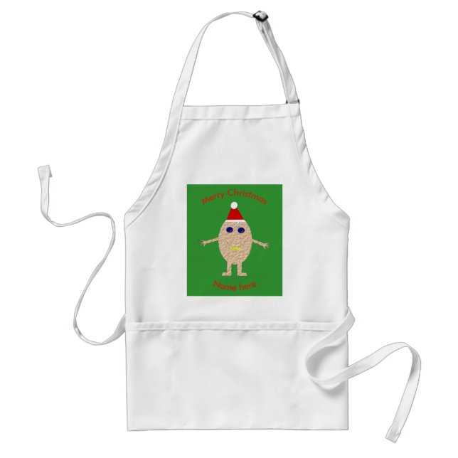 Funny julegg Cooking Apron Förkläde (Framsidan)