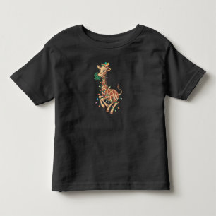 Funny Julgran Giraffe Älskare Gift Kärlek T Shirt