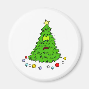 Funny Julgran Magnet