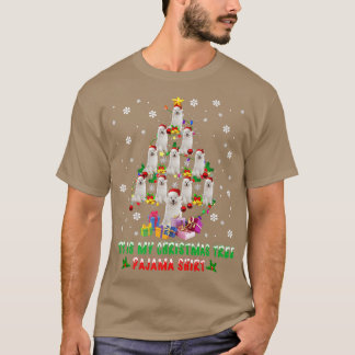 Funny Julgran Santa Samoyed Hund älskare Gifts T Shirt