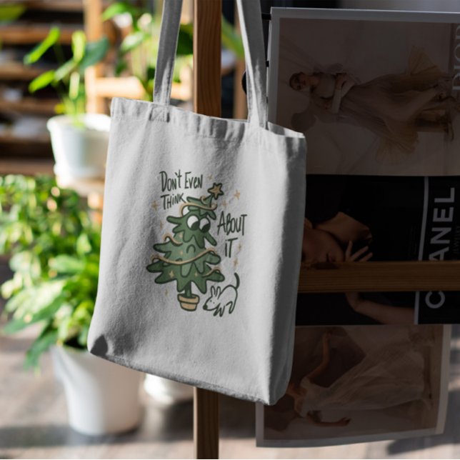 Funny Julgran Tote Bag Tygkasse (Skapare uppladdad)