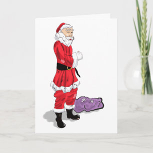 Funny juljulkort helgkort