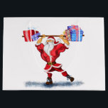 FunNy julklapp med Bodybuilding Santa<br><div class="desc">Lustigt presentväskor med BodyBuilder Jultomten med julklappar - Roligt Tecknad Painting Collection - eller Välj / lägg till din unika text / Namn / Färg - Gör din Speciella gåva - Ändra storlek och flytta eller ta bort och lägg till inslag / text med anpassning verktyg! Målning och design efter...</div>