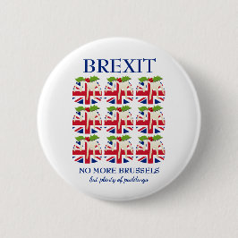 Funny | Julpudding | UNION JACK | BREXIT Knapp